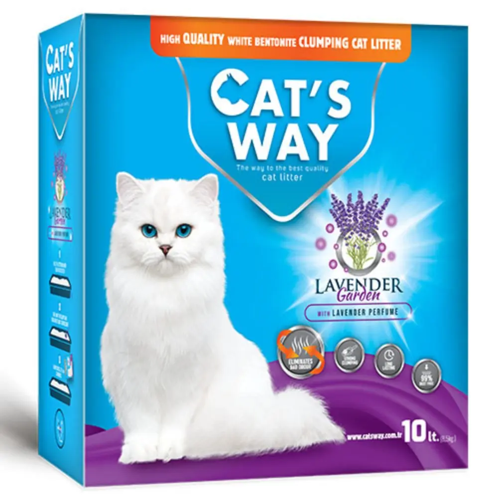 CAT’S WAY – Bentonita Alba cu Cristale Parfumate