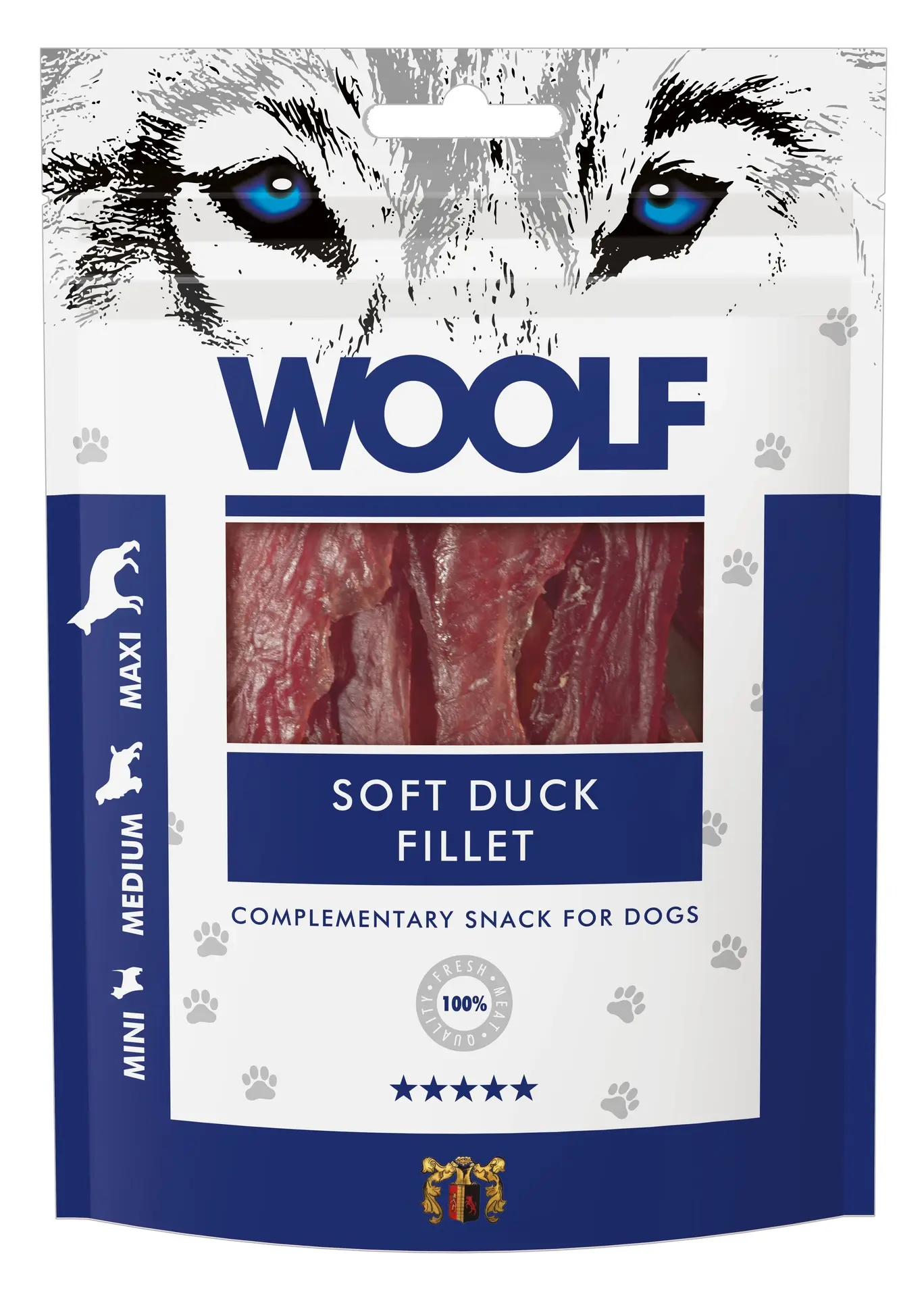 WOOLF DOG SNACKS Soft Duck Fillet 100g