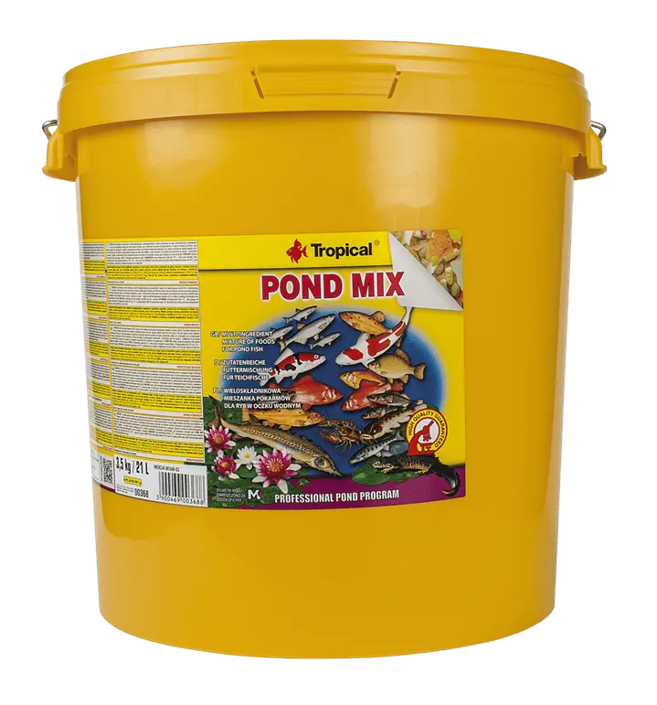 Amestec complet de furaje pentru pestii ornamentali din iazurile de gradina TROPIFISH POND MIX 3.5KG