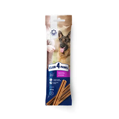 Batonase de mestecat pentru caini adulti Club 4 Paws Premium Dental Sticks 117g