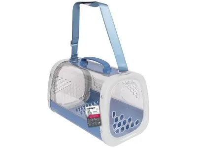 CUSCA TRANSPORT Honey Pet, pentru caini si pisici, albastru 59.1 x 38.1 x 35.4 cm