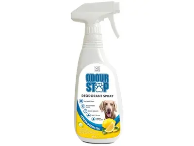 Deodorant Spray ODOR STOP M-PETS, miros de lamaie si ceai verde, 500 ml