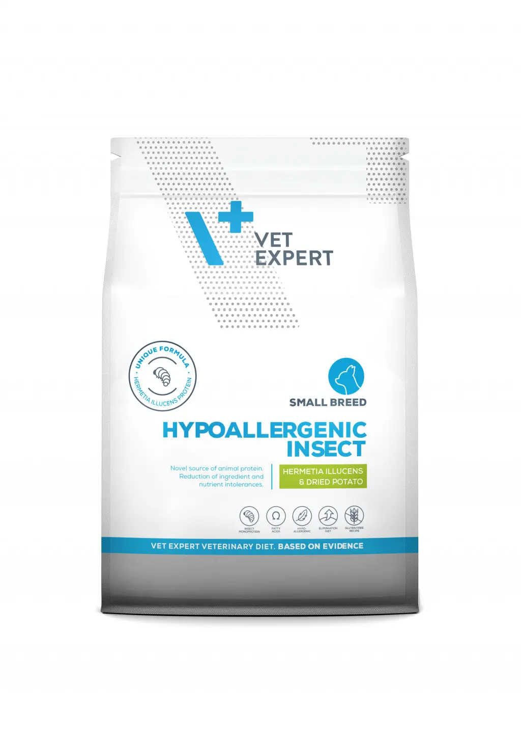 Hrana dietetica pentru caini de talie mica, Vet Expert Hipolergenica Dog Insect, 2 kg