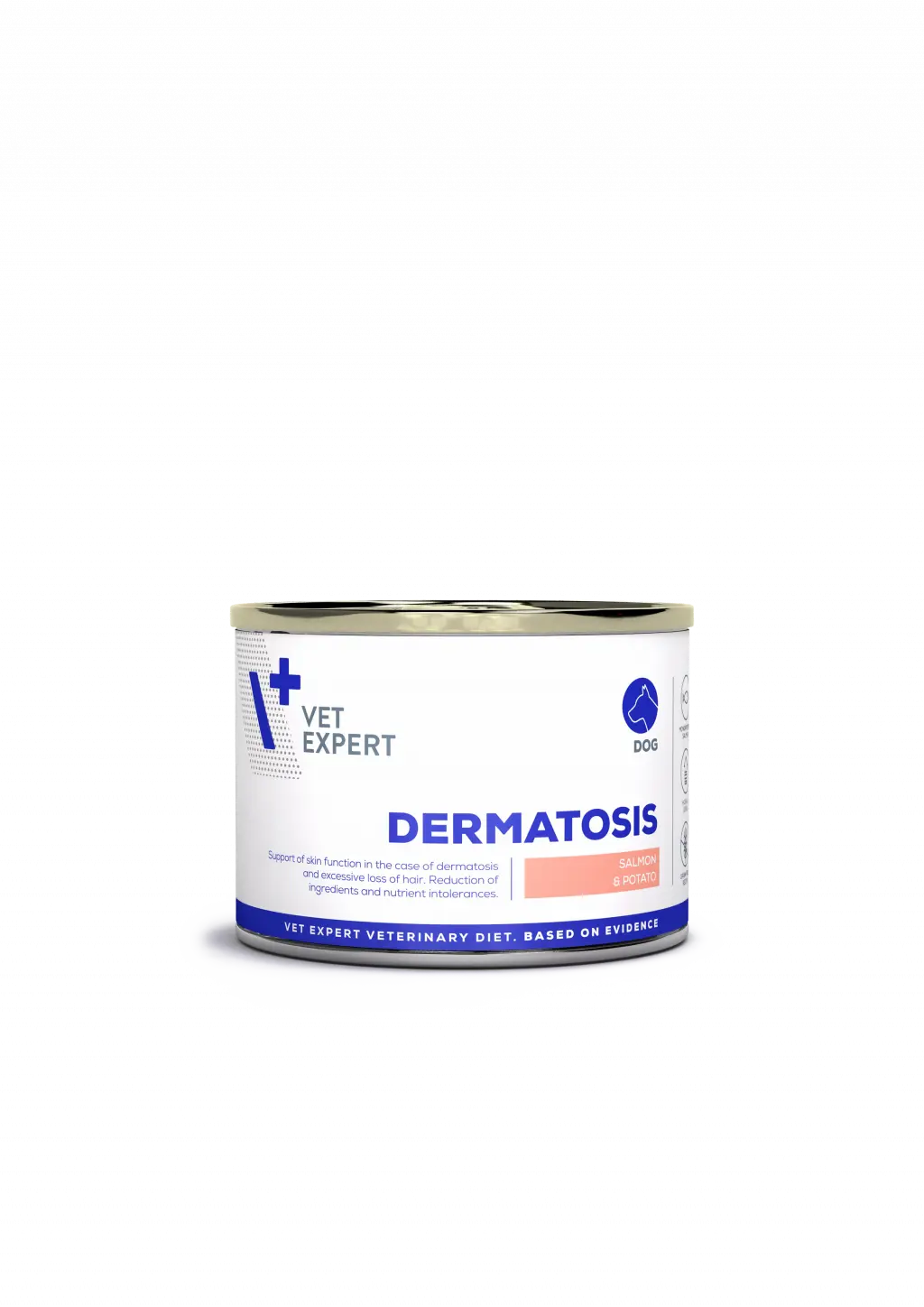 Hrana umeda pentru caini cu afectiuni dermatologice Vet Expert Dermatosis Dog, 200 g
