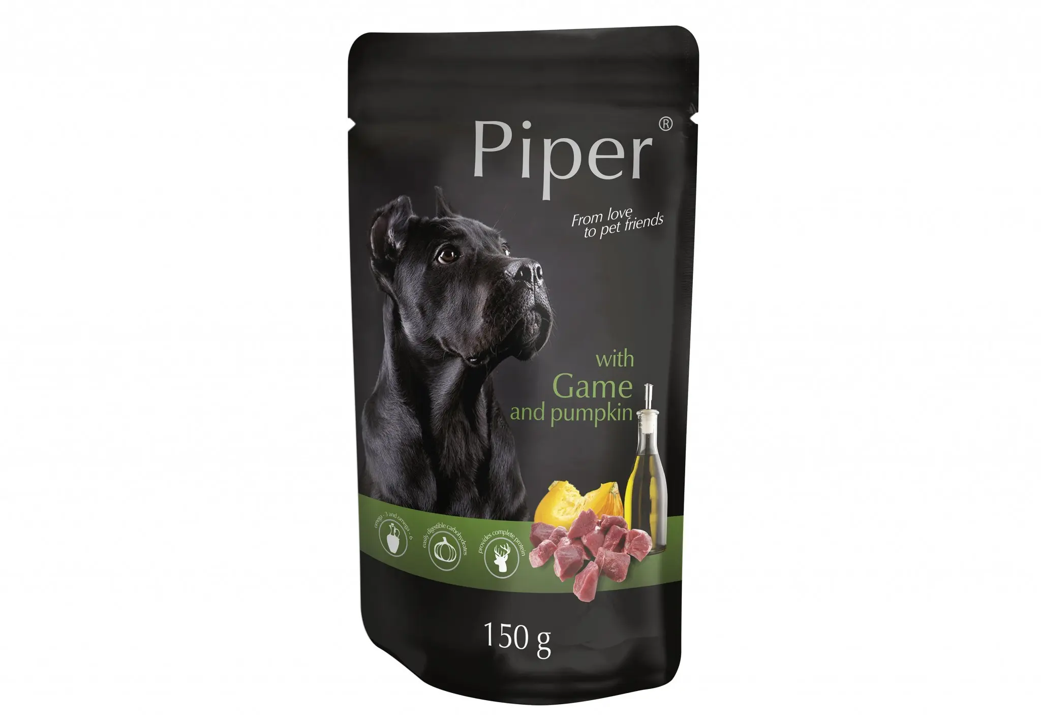 Hrana umeda Piper Adult, Vanat si Dovleac, 150 g