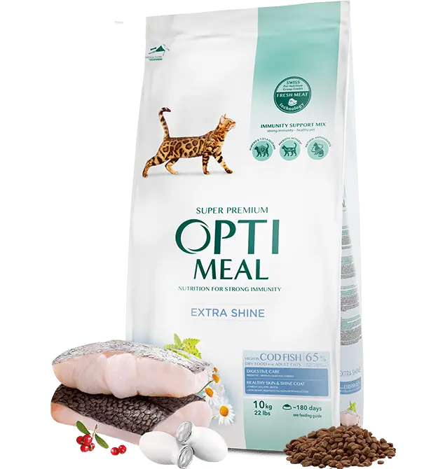 Hrana uscata pentru pisici adulte, Super Premium OPTIMEAL DRY FOOD, cod, 10kg