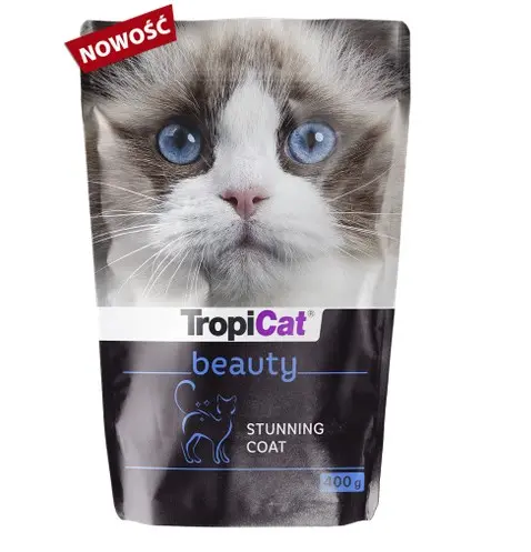 Hrana uscata pentru pisici adulte TROPICAT BEAUTY, 400g