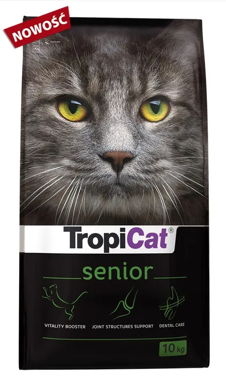 Hrana uscata pentru pisici adulte TROPICAT SENIOR, 10 kg