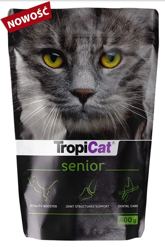 Hrana uscata pentru pisici adulte TROPICAT SENIOR, 400 g