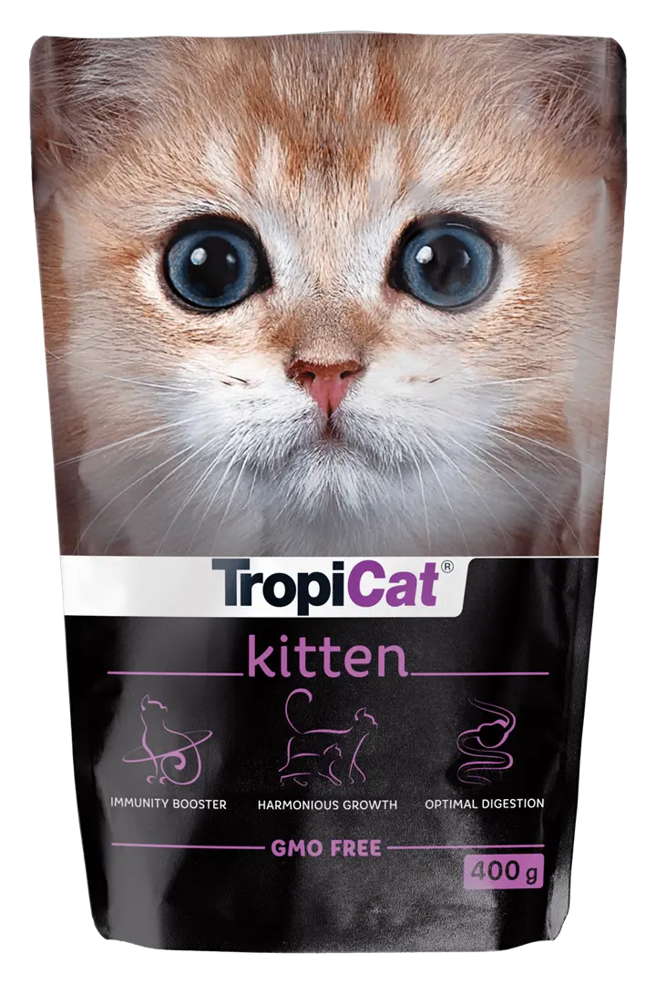 Hrana uscata pentru pisici junior TROPICAT KITTEN, 400g
