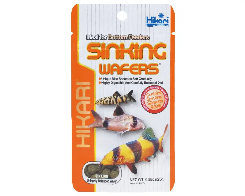 Hrana pentru pesti care se hranesc de pe fundul apei, Corydoras, HIKARI SINKING WAFERS, 25g