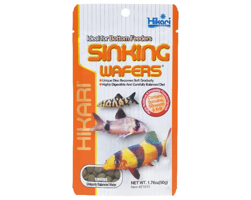 Hrana pentru pesti care se hranesc de pe fundul apei, Corydoras, HIKARI SINKING WAFERS, 50g