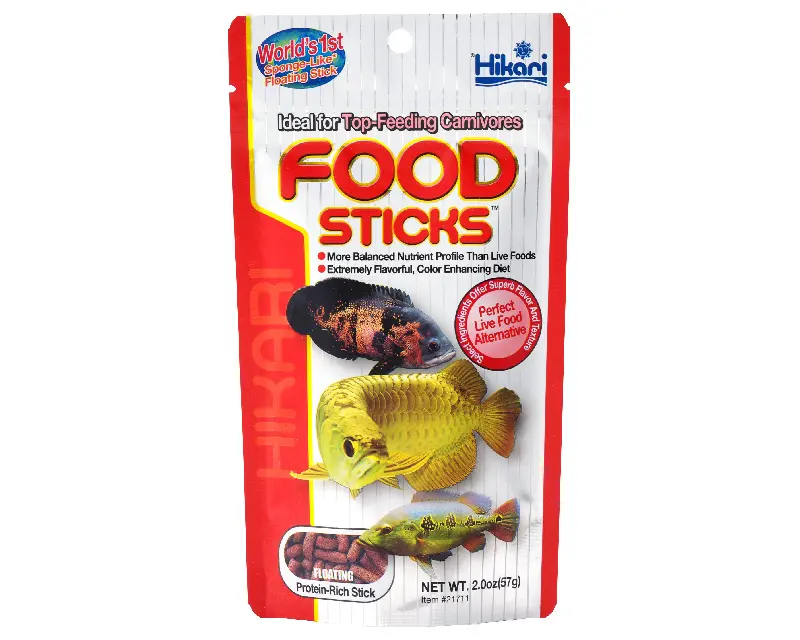 Hrana pentru pesti carnivori, hranire la suprafata apei, HIKARI FOOD STICKS 57g