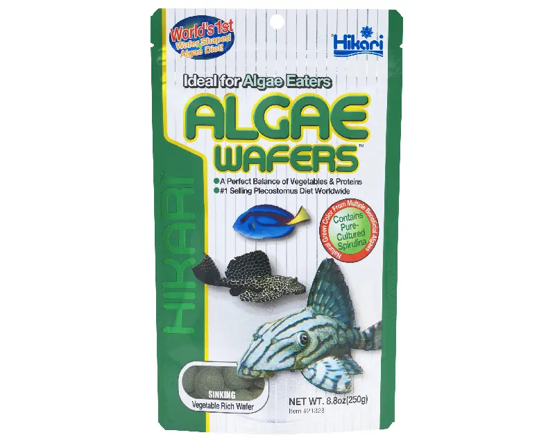 Hrana pentru pesti ierbivori, Plecostomus, HIKARI ALGAE WAFERS 250g
