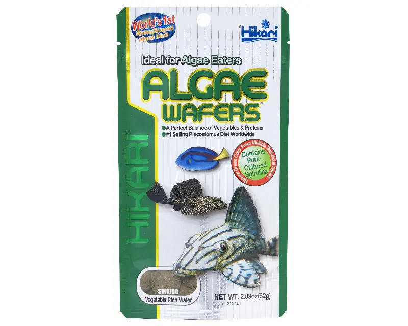 Hrana pentru pesti ierbivori, Plecostomus, HIKARI ALGAE WAFERS 82g