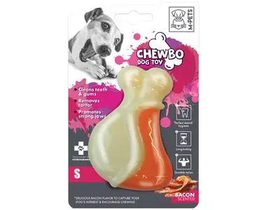 Jucarie dentara pentru caini CHEWBO LEG M-PETS, S, 2x6,2x2,7 cm