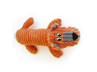 Jucarie din plus, GARY Squeaker M-PETS, orange &gri, 32x17x9 cm