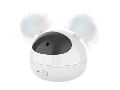 Jucarie interactiva pentru pisici, POLARIS M-PETS, alb