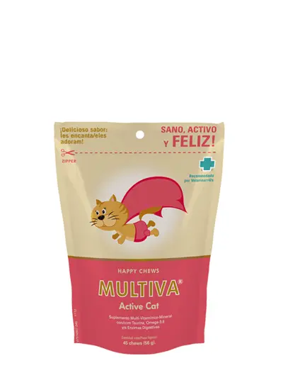 Multivitamine si multiminerale pentru pisici,MULTIVA Active CAT, VetNova, 45 comprimate