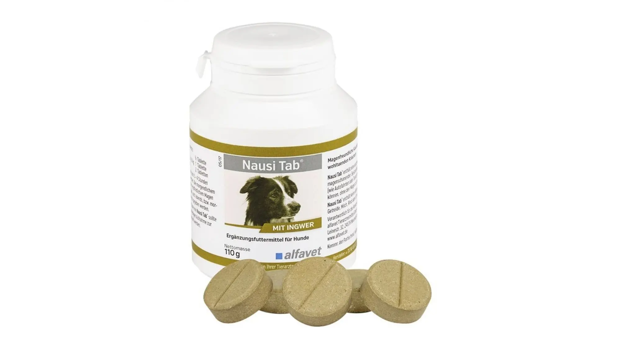 Nausi Tab, AlfaVet, 20 tablete x 5.5 g