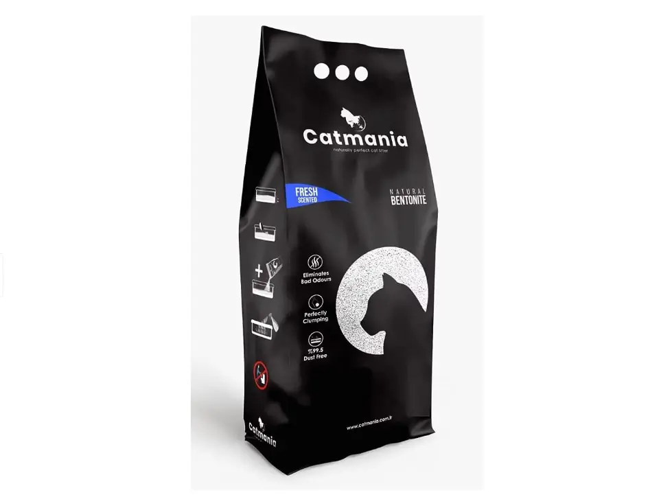 Nisip pentru litiera BENTONITA CATMANIA FRESH, 10L