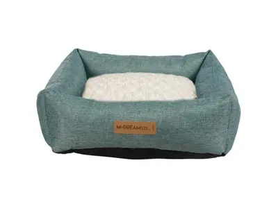 OLERON- Pat oval pentru caini, albastru- S 55x50x15 cm