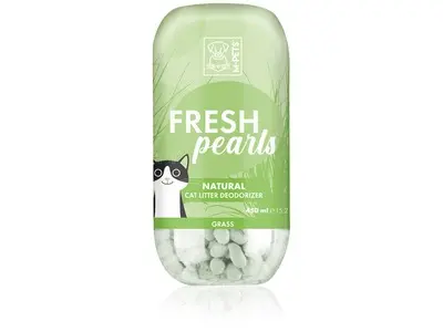 Perle odorizante pentru litiera, iarba, M-PETS, 450ml