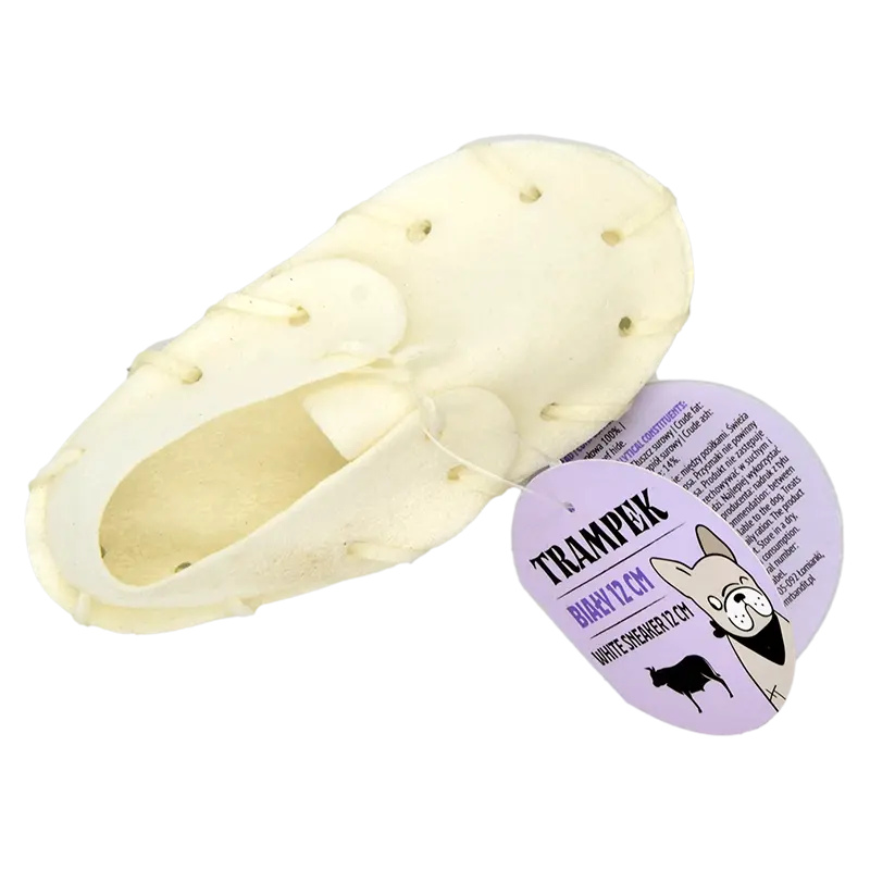 Recompense pentru caini Mr. Bandit White sneaker, 12 cm