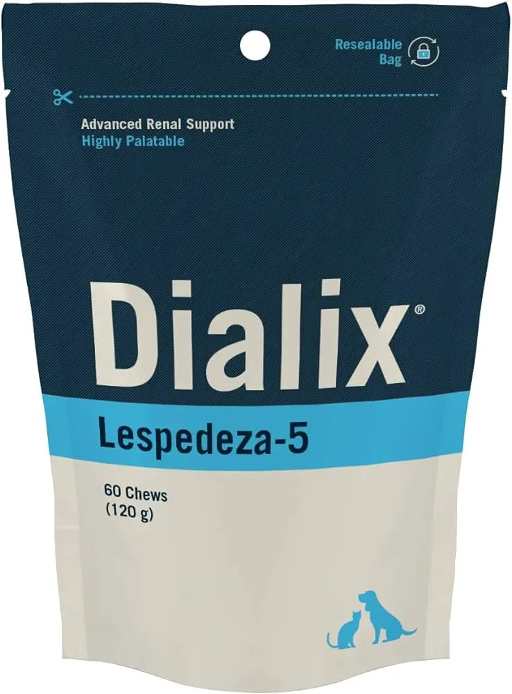 Supliment pentru mentinerea nivelurilor optime de fosfor si a functiei renale, DIALIX Lespedeza 5, VetNova, 60 comprimate