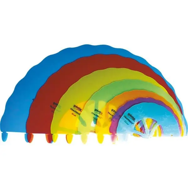 Guler pentru caini, TRANSCOL, Genia, marime 15, verde TRANSPARENT,1 buc