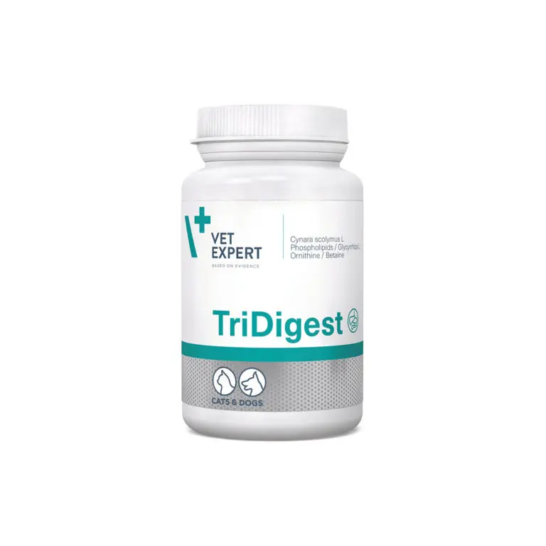 Vet Expert TriDigest supliment pentru caini si pisici, 40 tablete: sustinere hepatica si digestiva