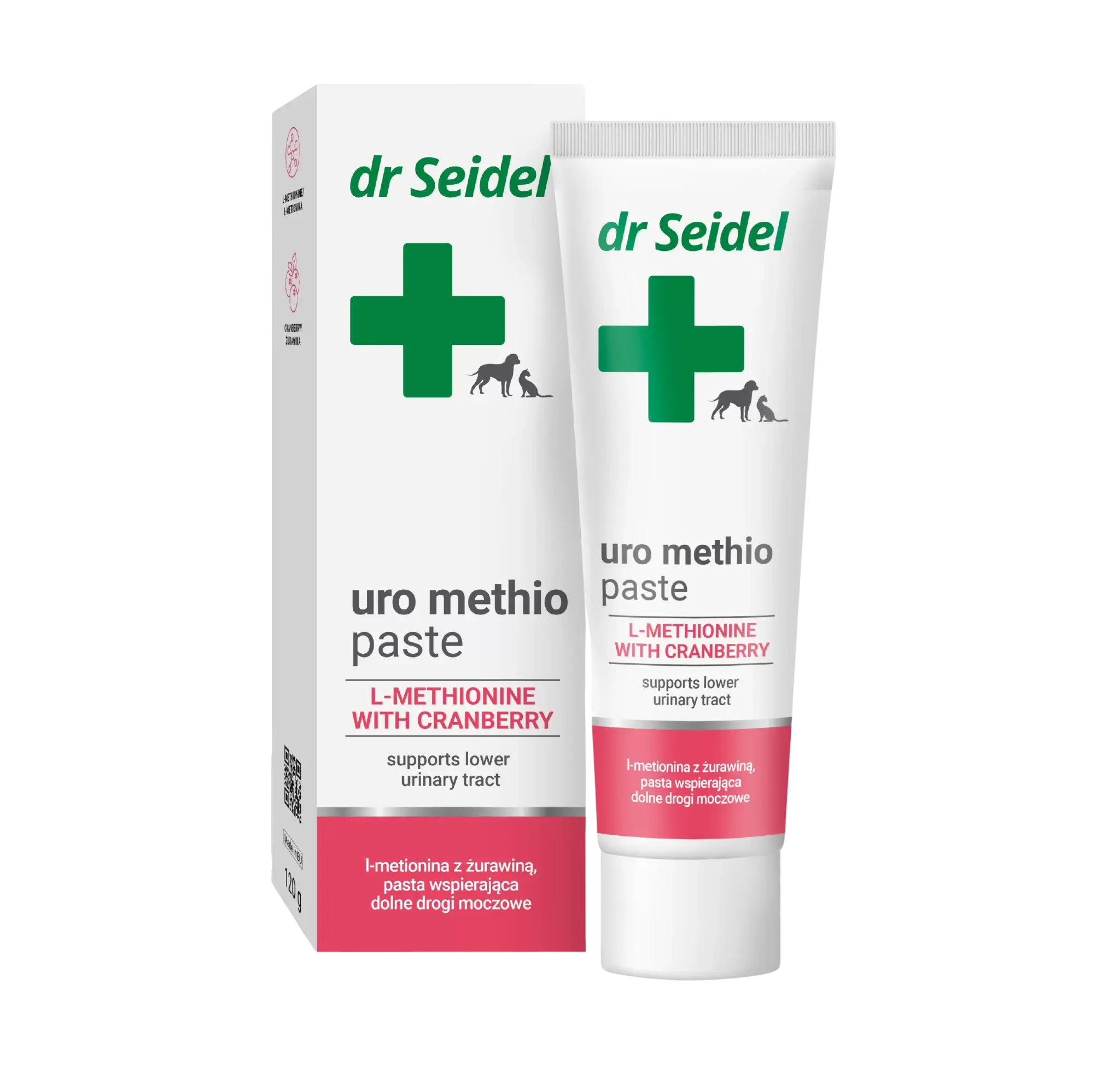 Supliment pentru sustinerea tractului urinar inferior la caini si pisici Dr Seidel Uro Methio Paste