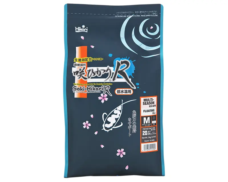 dieta zilnica pentru peti Koi de concurs, HIKARI SAKI R MULTI SEASON FLOATING M, 15kg