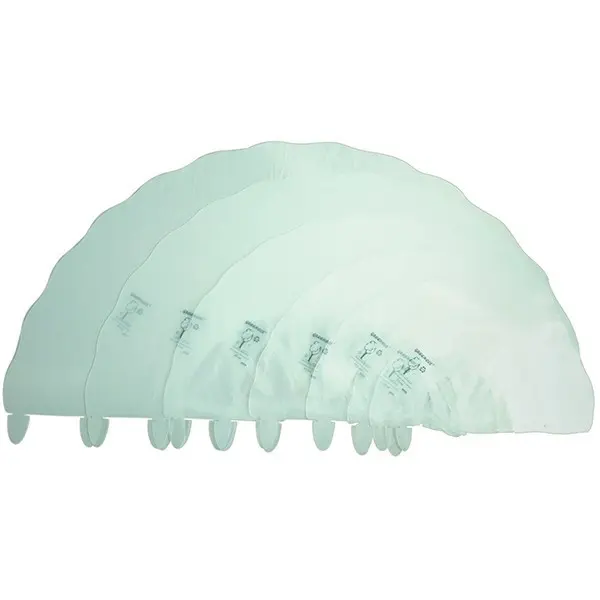 Guler pentru caini GREENCOL, Genia, marime 15, TRANSPARENT, 1 buc