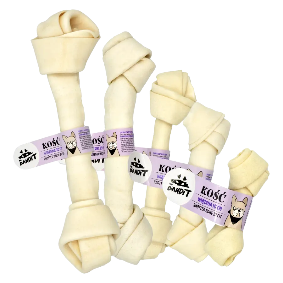 Recompense pentru caini Mr. Bandit Knotted Bone, os innodat de 30 cm