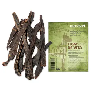 Recompensa pentru caini, ficat de vita, 100 g