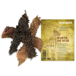 Recompensa pentru caini, burta de vita, 100 g