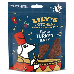 Lily's Kitchen Christmas Festive Turkey Jerky for Dogs 70 g