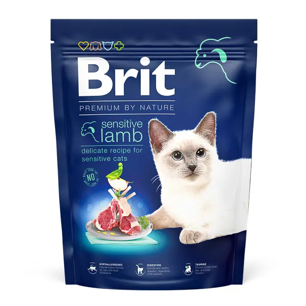 Brit Premium by Nature Cat Sensitive Lamb 300 g