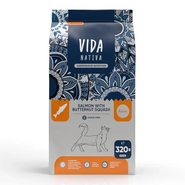 Vida Nativa Nordica Salmon with Butternut Squash Adult Cat 320 g