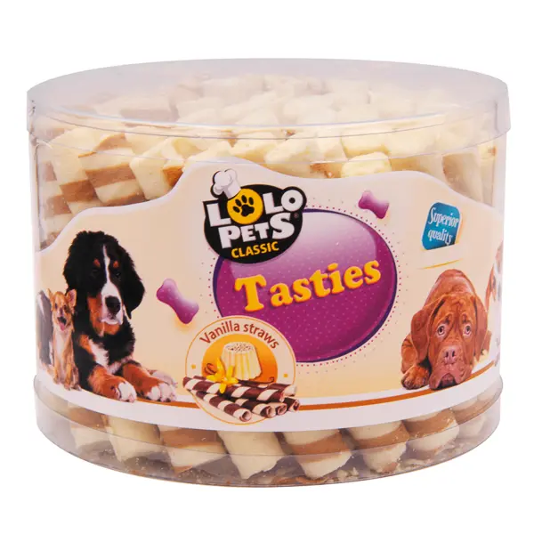 Treats Tasties pentru Caini, Vanilie, 60 buc