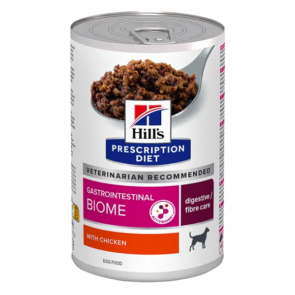 Hill's PD Canine Gastrointestinal Biome, Conserva, Pachet 7 X 370 g