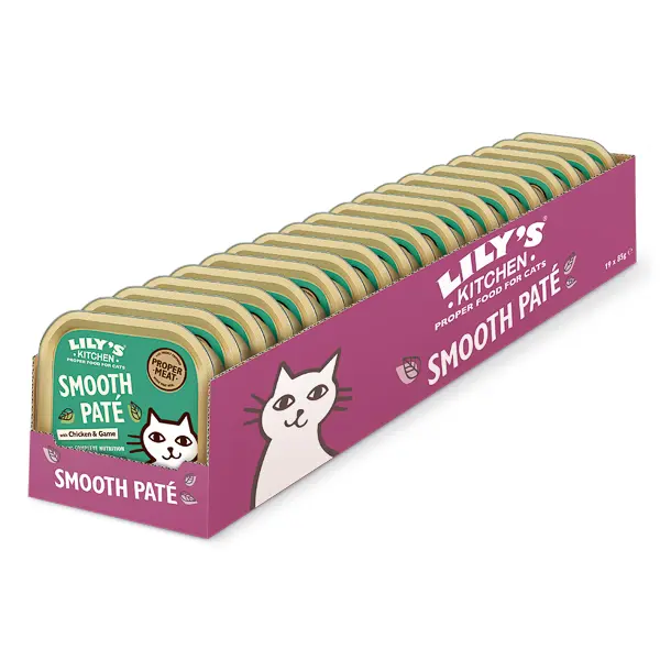 Lily’s Kitchen Smooth Pate Chicken with Game for Adult Cats 19 x 85 g