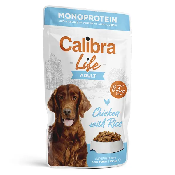 Calibra Dog Life Pouch Adult Chicken 150 g