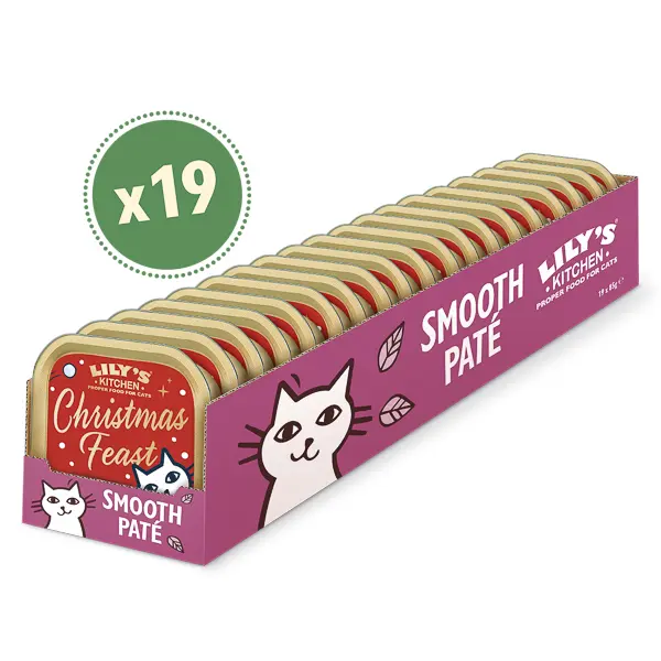 Lily's Kitchen Christmas Turkey and Salmon Pate for Cats 19x85 g