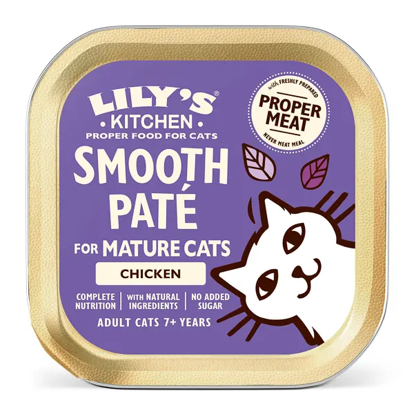 Lily's Kitchen Cat Mature Smooth Chicken Pate 85 g