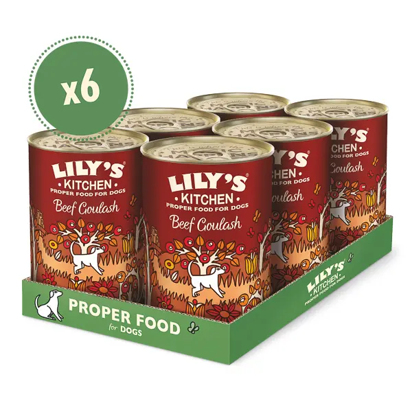 Lily's Kitchen Dog Beef Goulash Tin 6 x 400 g