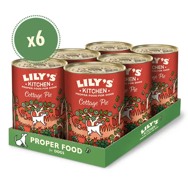 Lily's Kitchen Dog Cottage Pie Tin 6 x 400 g