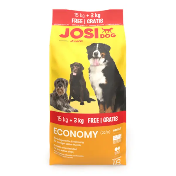 JosiDog Economy Promo Pack 15+3 kg