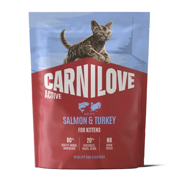 Carnilove Active Cat Dry Salmon & Turkey Kittens All Breeds 400 g